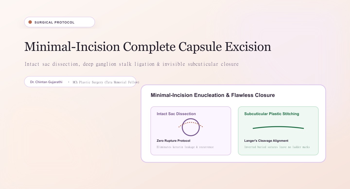 Excision of Cysts, Lipomas, Ganglions & Warts clinical illustration