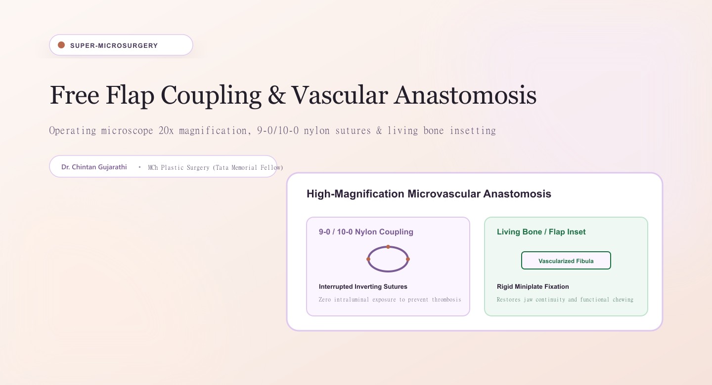 Microvascular Free Flap Surgery clinical illustration